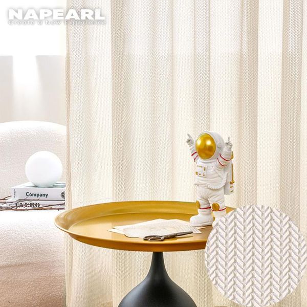 

curtain & drapes white geometric window tulle curtains for living room modern voile sheer bedroom blinds liner kitchen single panel
