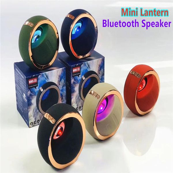 

portable fashion lantern wireless bluetooth speaker subwoofer colorful light audio mini smart powerful music speakers