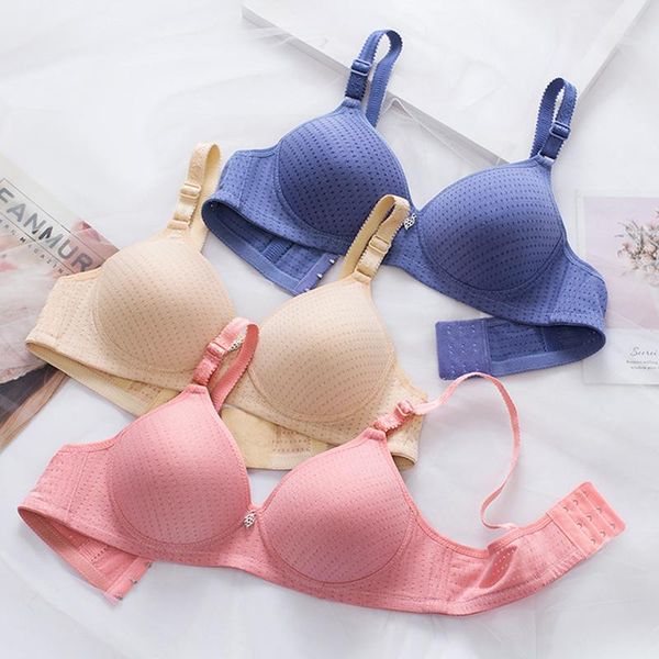 

bras women adjustable seamless bra no wire push up underwear girls ladies breathablethin, Red;black