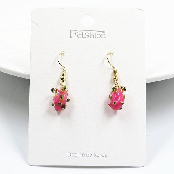 

dangle & chandelier lovely girl simulation fruits earring for women, Silver