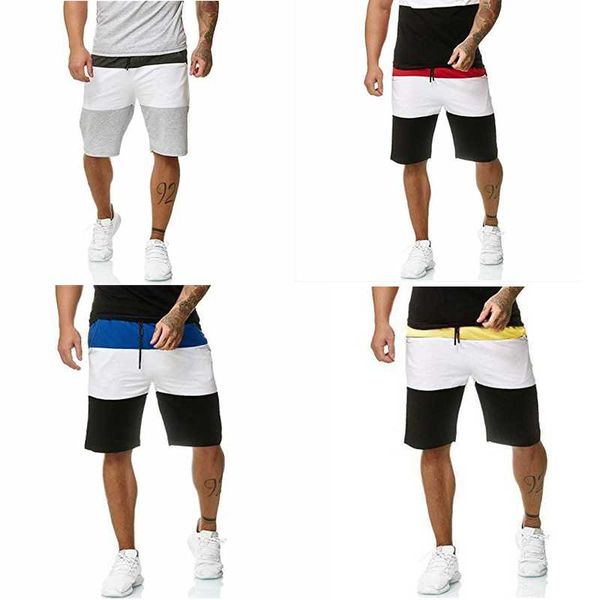 

men's shorts s-3xl size men summer fashion casual brand boardshorts comfortable plus fitness bodybuilding breathable, White;black