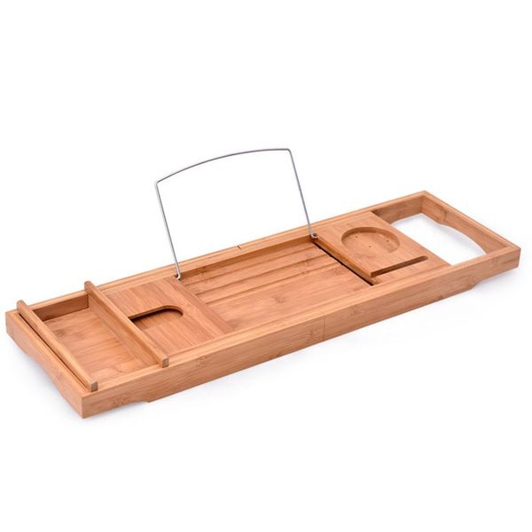 

bathroom storage & organization bathtub tray bath caddy for bamboo adjustable organizer with soap dish suitable luxury spa or