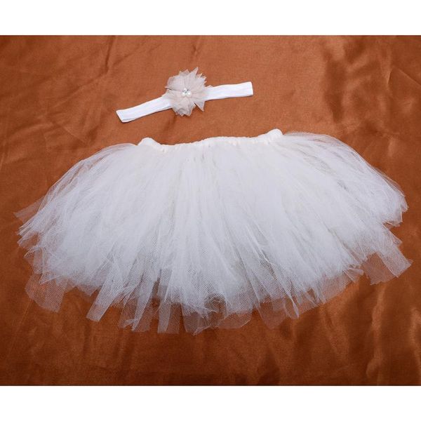 

skirts sweet born baby girl tutu skirt & flower headband po prop costume outfit, Blue