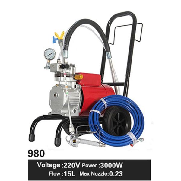 

professional spray guns high pressure airless coating machine multifunctional sprayer tools latex paint wall aluminum