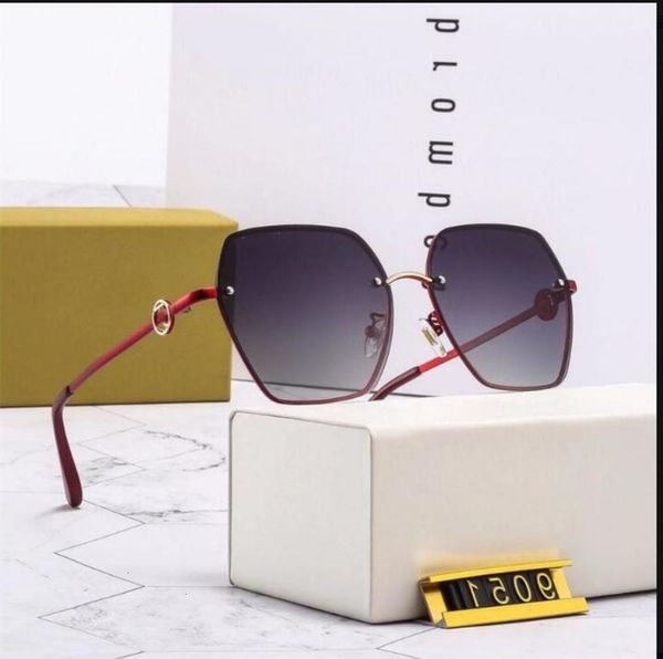 

Fashionable sun frames Designer sunglasses fashion classic attitude frame gold square metal vintage style outdoor classical model 0259 Nice, Black