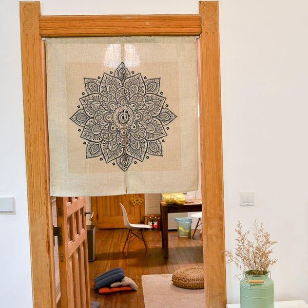 

curtain & drapes nice curtains chinese style cotton cloth partition door bedroom