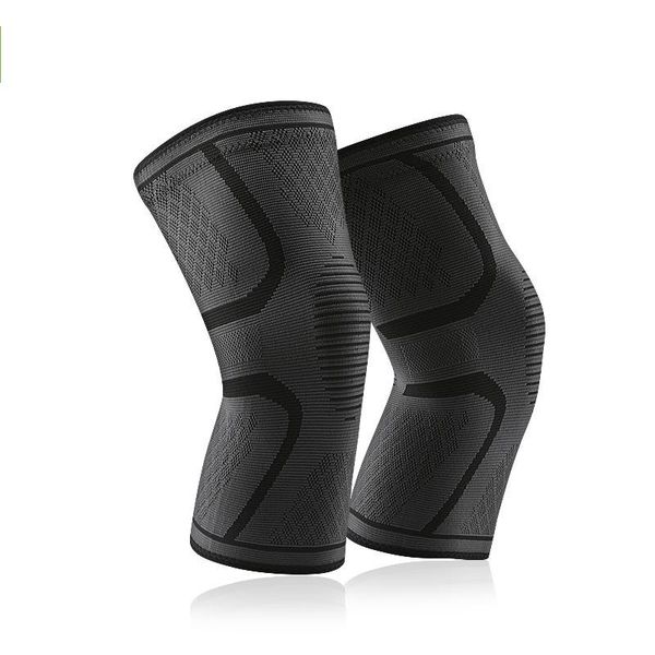 

2pcs athletics knee compression sleeve support for running jogging sports brace joint pain relief arthritis recovery elbow & pads, Black;gray