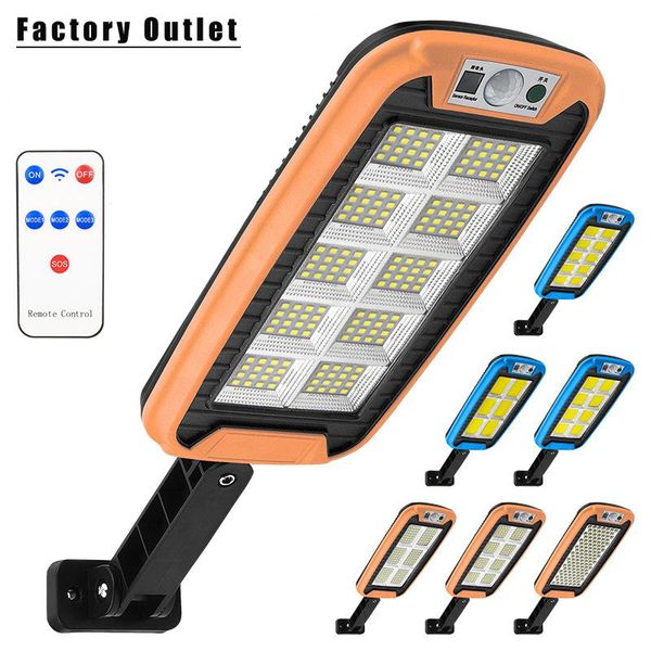 

solar light outdoors led motion sensor wall lights waterproof remote control street lamp for garden decoration outdoor lamps