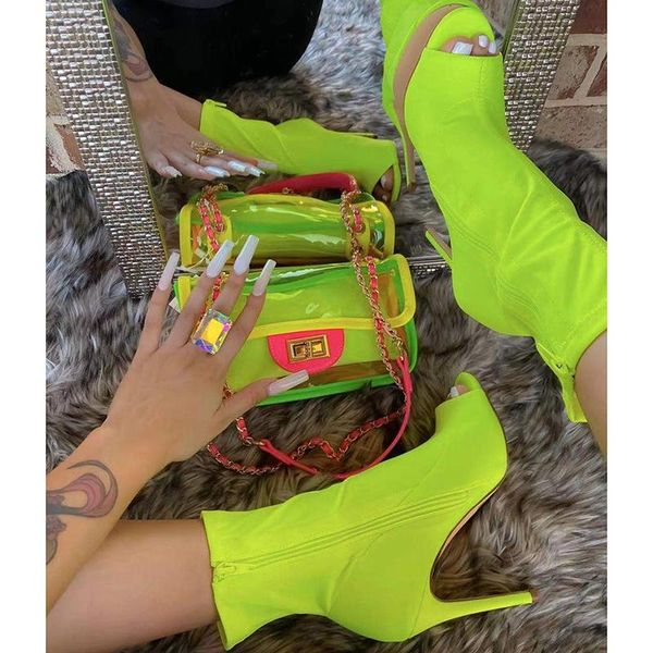 

summer women boots high heels gladiator ladies shoes female fashion open toe sandals party wedding stiletto, Black