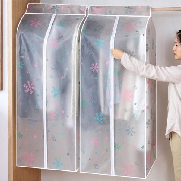 

clothing & wardrobe storage 120*50*60cm 90*50*60cm large capacity coat t shirt dust cover suit bag for clothes dress