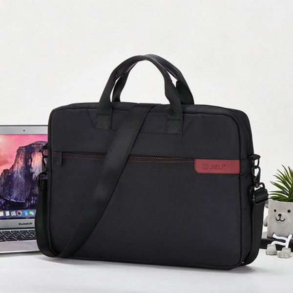 

briefcases fashion black 15 inch lapbag shakeproof mens computer office business messenger