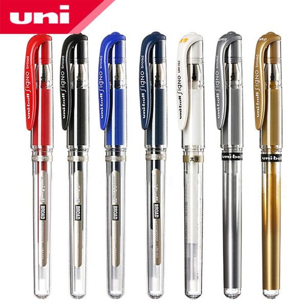 

gel pens 12 pcs/lot mitsubishi uni um-153 1 mm office & school supplies writing 2021 japan brand