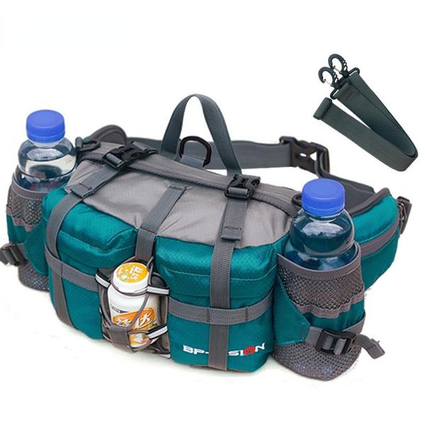 

outdoor bags sports waist bag hiking cycling climbing backpack bicycle pack running water bottle waterproof nylon mountain