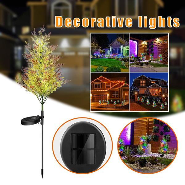 

lawn lamps solar led christmas tree light colorful waterproof outdoor landscape decorative lamp for garden courtyard