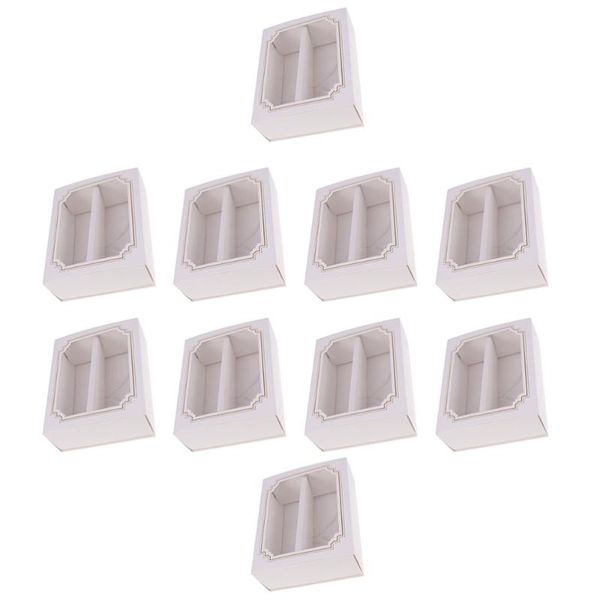 

gift wrap 10pcs bake box packaging boxpaper packing wrapping macaroon