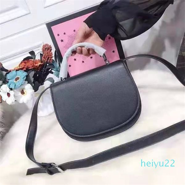 

2021 handbags shoulder diagonal bag ladies handbag designer purses high-end fashion two colors with clothes wild really large 2025