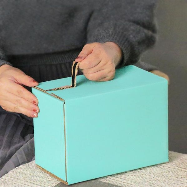

gift wrap 10pcs small shpping boxes for business, corrugated mailer box(17.5x9.5x11.5cm) custom packaging box with logo
