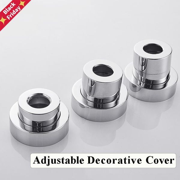 

shower fixing kit equipment water pipe copper decorative cover bathroom faucet accessories electroplating anti rust kitchen faucets