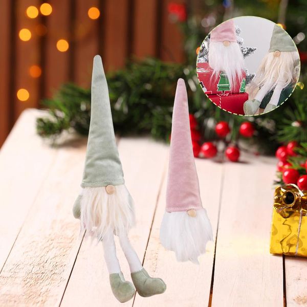 

christmas dolls tree decor year ornament reindeer snowman santa claus standing doll decoration merry christma 2021 decorative objects & figu