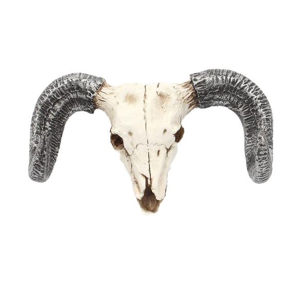 

hooks & rails wall decoration horn hook entrance key resin animal head for hangering household sale