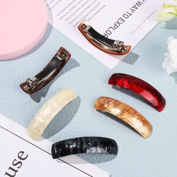 

hair clips hairgrips curved automatic ponytail retro barrettes for women