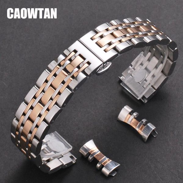 

watch bands band for samsung galaxy 46mmactive2 40 44mmgear s3 strap bracelet quick release stainless steel 18mm 20mm 22mm 24mm, Black;brown
