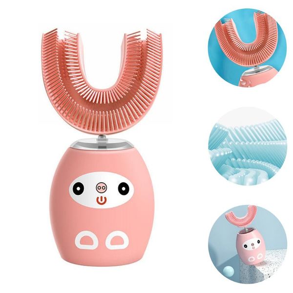 

smart electric toothbrush 1 pc kids teeth cleaning brush children u-shaped