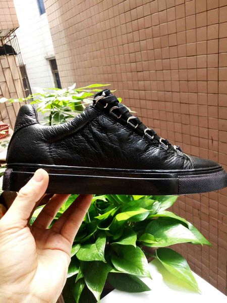 

famous name fashion flats designer men lace up mens casual shoes, Black