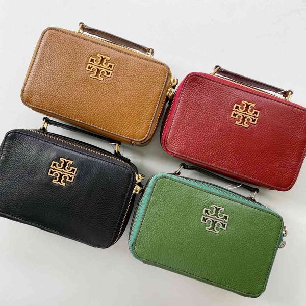 

purses summer new small square litchi grain cowhide camera portable messenger leather women's bag