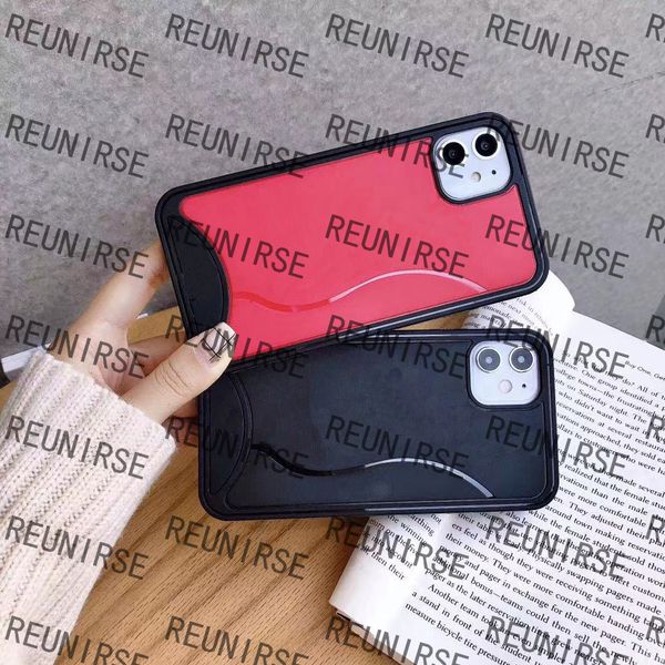 

brand case red bottom sneaker phone case luxury brand phone case for iphone 11 pro 12 mini plus 7 plus 8 x xr xs max silicon mobile cover