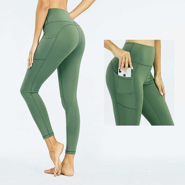 

2021 new yoga women's pure sports tights fitness naked pants, Black;white