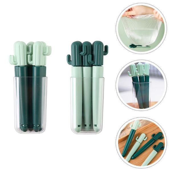 

bag clips 14pcs food sealing portable practical package tea clamps (assorted color)