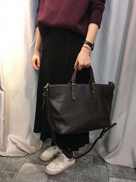 

evening bags 2021 women's large bag capacity simple layer cowhide fashion single shoulder diagonal handbag