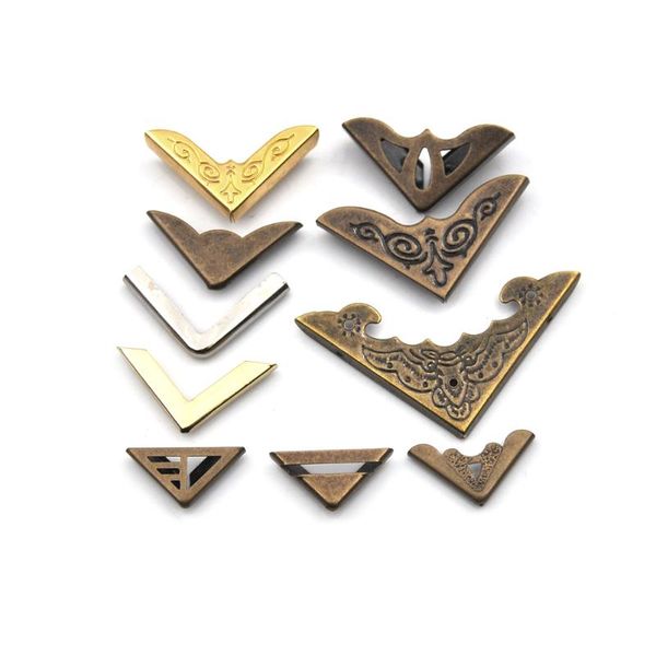

craft tools 12pcs practical iron metal book corner scrapbooking diy po menus folders flower printed protectors decor supplies