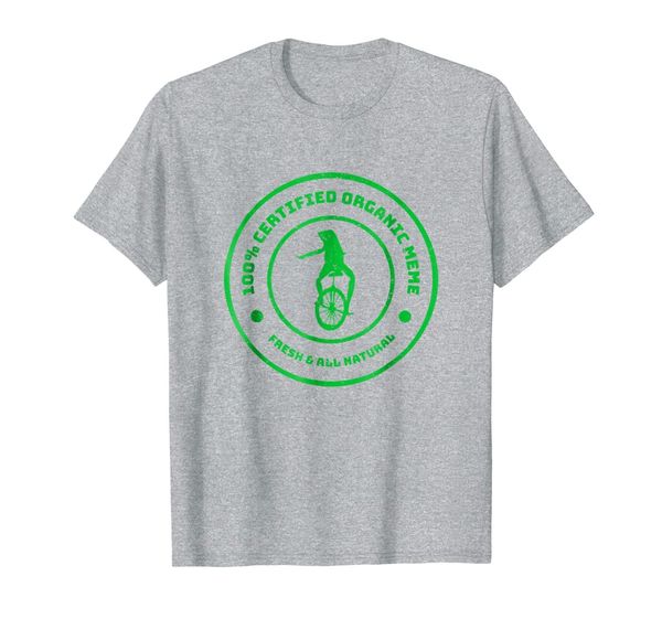 

green frog on unicycle viral meme tshirt, White;black