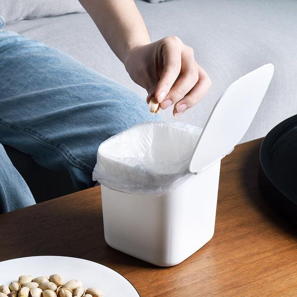 

waste bins simple with lid mini small melon peel desktrash can office storage paper basket