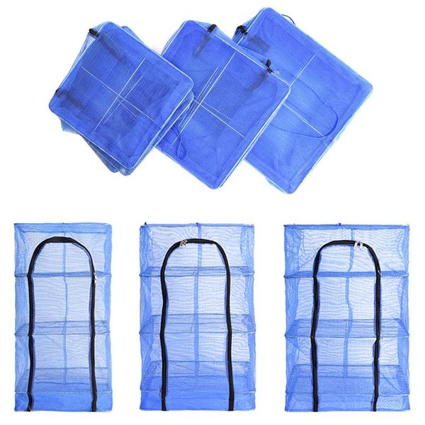 

fishing accessories lixada foldable 4 layers net fish drying rack vegetable dishes dryer mesh hanging