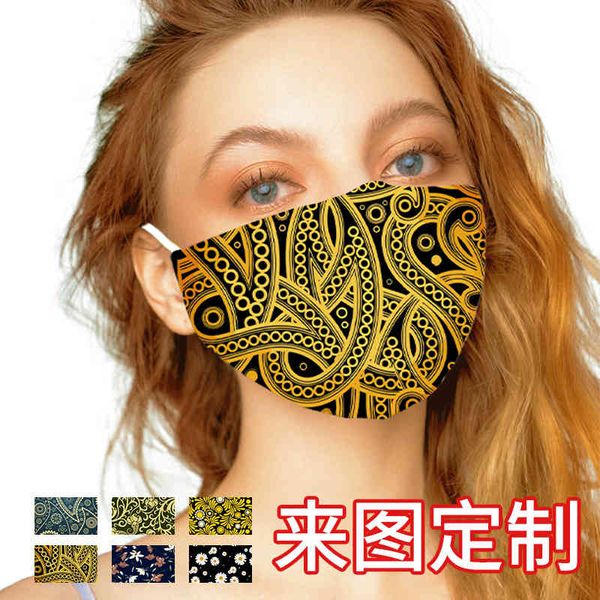 

printing ear filter protective haze cloth mask outdoor riding protection