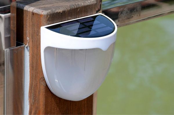 

outdoor wall lamps solar led garden light warm white color waterproof high quality