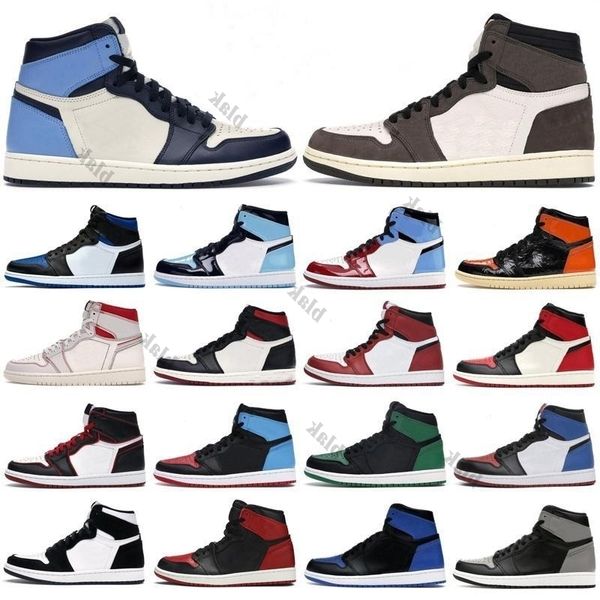 

mens basketball shoes 1s high og obsidian phantom pine turbo green travis scotts royal toe twist 1 jumpman men women sports sneakerkppz