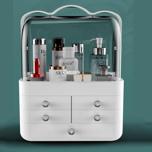 

bathroom storage & organization portable cosmetic box beauty drawer type skin care product rack lipstick makeup brush finisher
