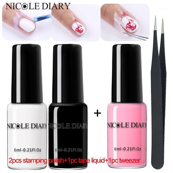 

4/3/2pcs moisturizing nail latex liquid peel off tape care anti-overflow glue edge tearable skin too polish1