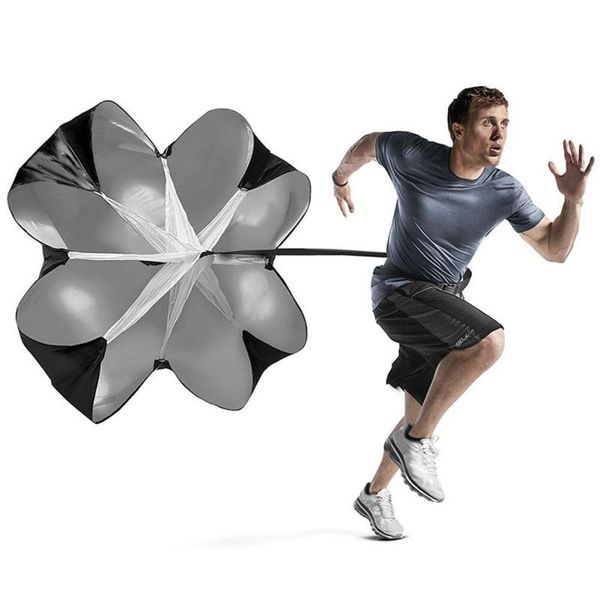 

outdoor fitness equipment speed resistance training parachute running chute soccer football physical umbrella