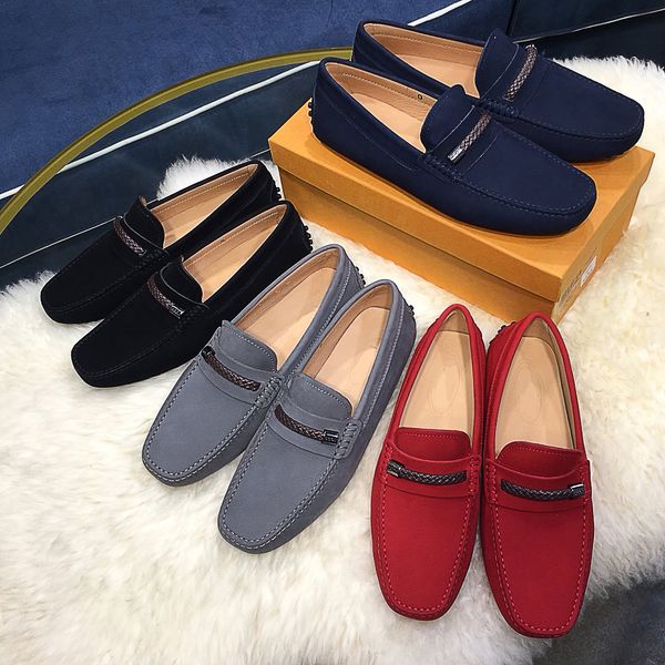 

new arrivals mens fashion luxury platform shoes flat casual business men walking casual sneakers mens trainers shoes size 38-45 real leather, Black