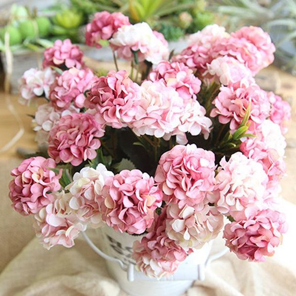 

decorative flowers & wreaths multicolor artificial diy party decoration wedding home decor fake flower garden accessories