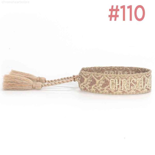 

bracelet fashion design luxury jewelry family letter hand woven color matching tassel mori women's friendship aaa 7 7d43, Golden;silver