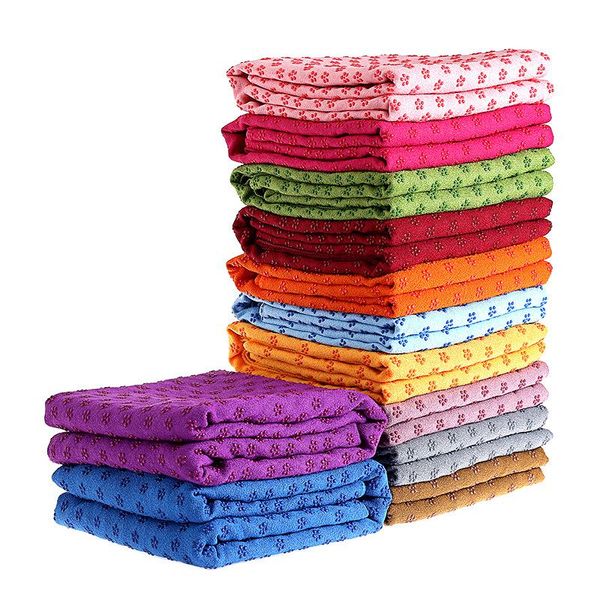 

1830*630mm yoga mat anti-slip towel fitness supplies blanket pvc plum dot mats