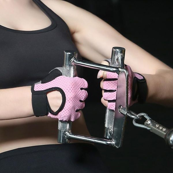 

fingerless gloves yoga breathable non-slip wearable exercise equipment horizontal bar training outdoor fitness, Blue;gray