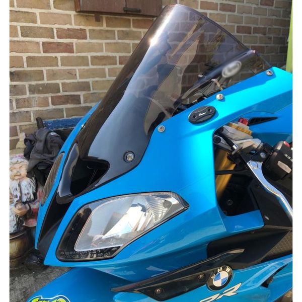 

motorcycle windshield windscreen for s1000rr hp4 hp-4 s 1000 rr 2009 2010 2011 2012 2013 2014 wind screen deflectors blue smoke iridium
