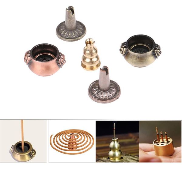 

1pcs metal incense stick holder alloy base home decoration accessories crafts fragrance lamps
